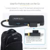 Hub USB-C a 4 porte StarTech.com, 5 Gbit/s, da USB-C a 4x USB-A, bus-powered, mini hub da viaggio compatto, splitter USB 3.0 multi-porta, hub portatile, protezione da sovracorrente