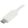 StarTech.com HB30C3A1CFBW hub USB-C a 4 porte, 1x USB-C + 3x USB-A, USB 3.0 SuperSpeed 5Gbps, portatile, bianco