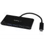 StarTech.com HB30C4AFPD hub USB-C a 4 porte, da USB-C a 4x USB-A, USB 3.0 SuperSpeed 5Gbps, Power Delivery 2.0