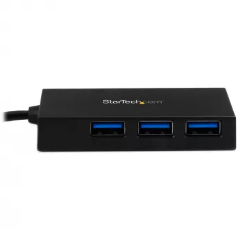 Hub USB C a 4 porte StarTech.com - Hub USB Type-C con 4 porte USB-A (USB 3.0/3.1 Gen 1 SuperSpeed 5 Gbit/s) - Alimentazione USB bus o autonoma - Hub di ricarica USB-C a USB-A BC-1.2 portatile con alimentatore~Hub USB C a 4 porte - Hub USB Type-C con 4 porte USB-A hub USB 3.0 (5 Gbit/s) - Alimentazione USB bus o autonoma - Hub di ricarica USB-C a USB-A BC-1.2 portatile con alimentatore