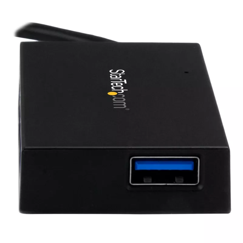 Hub USB C a 4 porte StarTech.com - Hub USB Type-C con 4 porte USB-A (USB 3.0/3.1 Gen 1 SuperSpeed 5 Gbit/s) - Alimentazione USB bus o autonoma - Hub di ricarica USB-C a USB-A BC-1.2 portatile con alimentatore~Hub USB C a 4 porte - Hub USB Type-C con 4 porte USB-A hub USB 3.0 (5 Gbit/s) - Alimentazione USB bus o autonoma - Hub di ricarica USB-C a USB-A BC-1.2 portatile con alimentatore