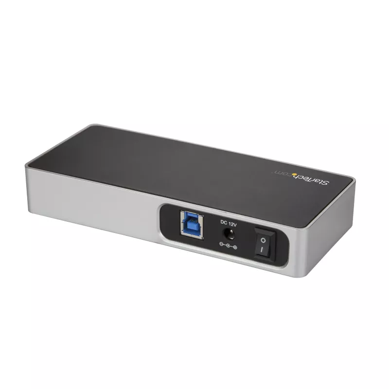 StarTech.com HB30C5A2CSC hub USB-C a 7 porte, da USB-C a 5x USB-A + 2x USB-C, USB 3.0, porta di ricarica rapida, alimentato