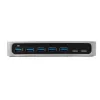 StarTech.com HB30C5A2CSC hub USB-C a 7 porte, da USB-C a 5x USB-A + 2x USB-C, USB 3.0, porta di ricarica rapida, alimentato