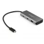 Hub USB C a 4 porte StarTech.com con 2x USB A e 2x USB C – SuperSpeed 10 Gbit/s hub USB Type-C 3.1/3.2 Gen 2 – Alimentazione USB bus – Hub adattatore USB-C a USB portatile – Alluminio – Cavo da 25 cm (9,8