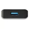 Hub USB C a 4 porte StarTech.com con 2x USB A e 2x USB C – SuperSpeed 10 Gbit/s hub USB Type-C 3.1/3.2 Gen 2 – Alimentazione USB bus – Hub adattatore USB-C a USB portatile – Alluminio – Cavo da 25 cm (9,8
