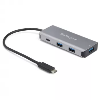 Hub USB-C a 4 porte StarTech.com con 3x USB-A e 1x USB-C – SuperSpeed 10 Gbit/s hub USB Type-C 3.1/3.2 Gen 2 – USB bus-powered – hub adattatore USB-C a USB compatto – hub portatile/per laptop – alluminio
