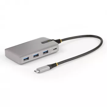 Hub USB-C a 4 porte StarTech.com con uscita video USB-C DP Alt Mode 4K 60Hz - 3x USB-A, 1x USB Type-C, 100W Power Delivery pass-through, USB 3.2 10Gbps, cavo da 30cm, hub USB portatile