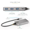 Hub USB-C a 4 porte StarTech.com con uscita video USB-C DP Alt Mode 4K 60Hz - 3x USB-A, 1x USB Type-C, 100W Power Delivery pass-through, USB 3.2 10Gbps, cavo da 30cm, hub USB portatile