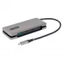StarTech.com HB31CM1A3CB hub USB-C a 4 porte, 1x USB-A + 3x USB-C, USB 3.2 Gen 2 10 Gbps, alimentato via bus, cavo avvolgibile da 25 cm (9,8 pollici)