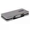StarTech.com HB31CM1A3CB hub USB-C a 4 porte, 1x USB-A + 3x USB-C, USB 3.2 Gen 2 10 Gbps, alimentato via bus, cavo avvolgibile da 25 cm (9,8 pollici)