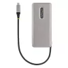 StarTech.com HB31CM1A3CB hub USB-C a 4 porte, 1x USB-A + 3x USB-C, USB 3.2 Gen 2 10 Gbps, alimentato via bus, cavo avvolgibile da 25 cm (9,8 pollici)