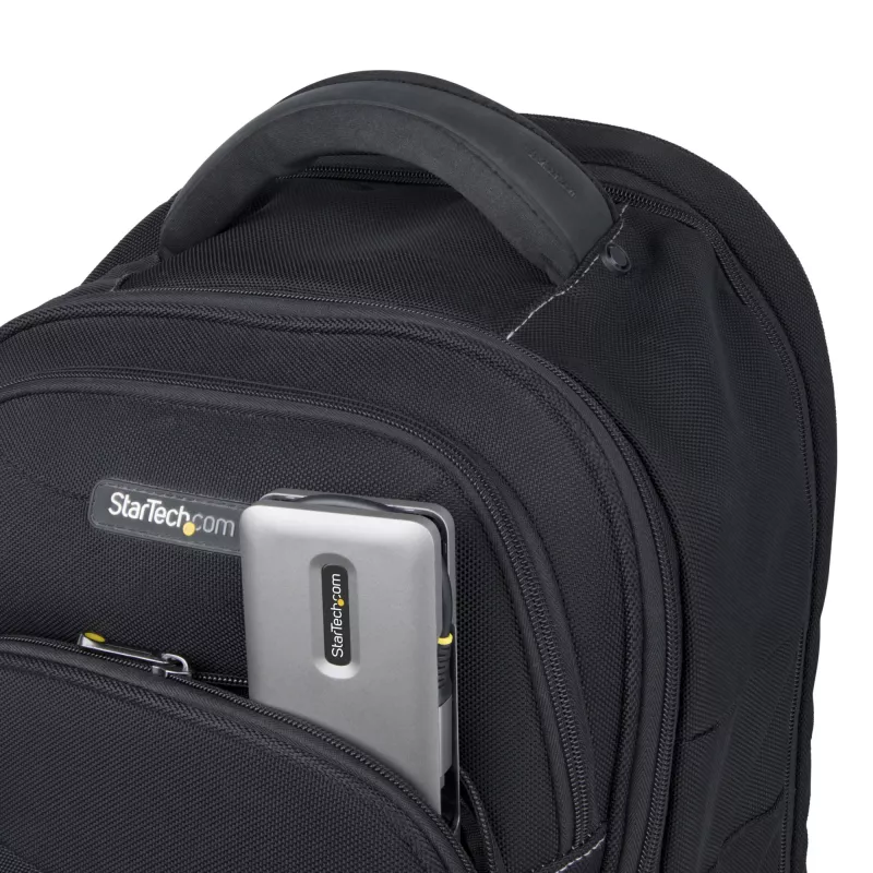 StarTech.com HB31CM1A3CB hub USB-C a 4 porte, 1x USB-A + 3x USB-C, USB 3.2 Gen 2 10 Gbps, alimentato via bus, cavo avvolgibile da 25 cm (9,8 pollici)