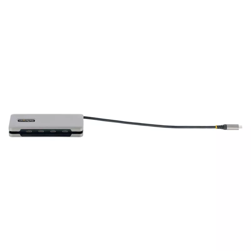 StarTech.com HB31CM4CPD3 hub USB-C a 4 porte, 4x USB-C, USB 3.2 Gen 2 10 Gbps, pass-through Power Delivery da 100 W, cavo da 25 cm (9,8 pollici)