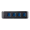 Box switch periferiche USB 3.0 4-a-4 StarTech.com, 5 Gbit/s, Micro-USB Type-B, nero, plastica, CE, FCC, REACH, 0 - 40 °C
