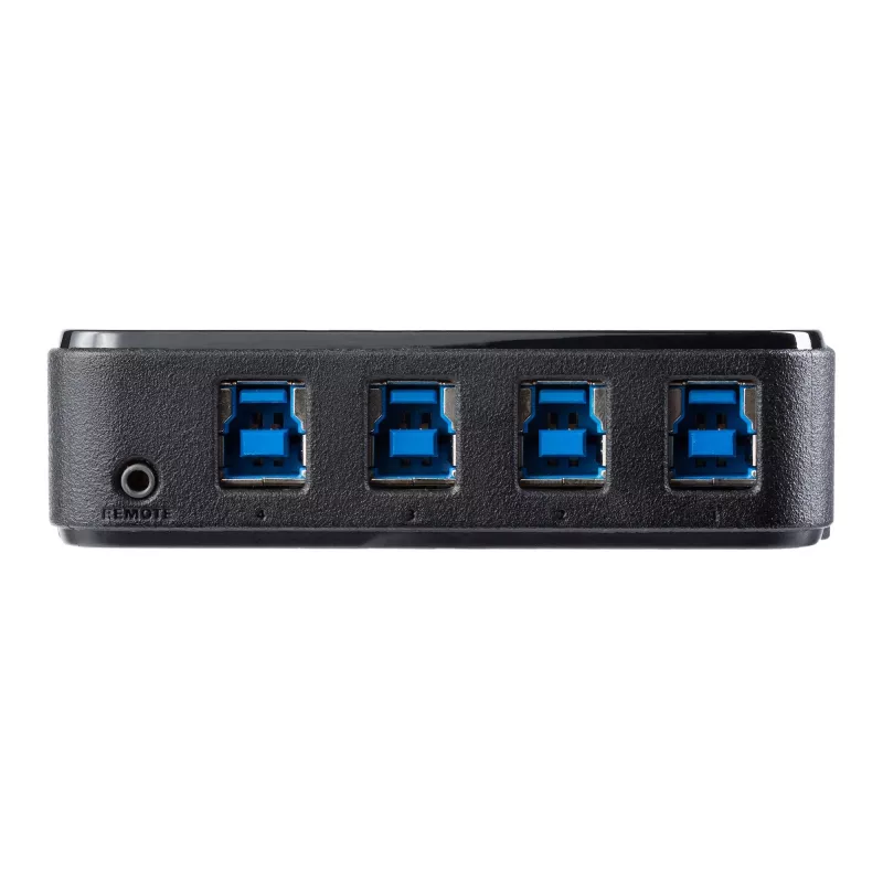 Box switch periferiche USB 3.0 4-a-4 StarTech.com, 5 Gbit/s, Micro-USB Type-B, nero, plastica, CE, FCC, REACH, 0 - 40 °C