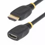 Cavo prolunga HDMI 2.0 da 2m StarTech.com, cavo HDMI high speed port saver, 4K 60Hz, cavo adattatore prolunga da HDMI maschio a HDMI femmina, cavo prolunga HDMI, M/F