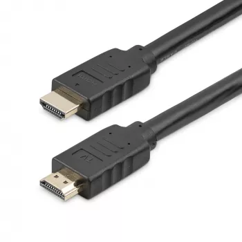 Cavo HDMI 2.0 da 50ft (15m) StarTech.com - Cavo HDMI attivo 4K 60Hz - Certificato CL2 per installazione a parete - Cavo HDMI UHD high speed lungo e robusto - HDR, 18 Gbit/s - Cavo maschio-maschio - nero