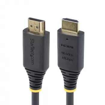 Cavo HDMI high speed premium certificato da 4 m (13 ft) StarTech.com, 4K 60Hz/1440p 144Hz, HDR10/HDCP 2.2/ARC, 18 Gbit/s, cavo HDMI 2.0 UHD per TV/monitor/display, guaina TPE