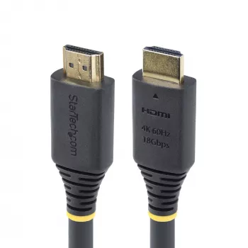 Cavo HDMI high speed premium certificato da 7m StarTech.com, 4K 60Hz/1440p 144Hz, HDR10/HDCP 2.2/ARC, 18 Gbit/s, cavo HDMI 2.0 UHD per TV/monitor/display, guaina TPE