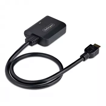 Splitter HDMI a 2 porte StarTech.com, video HDMI 2.0 4K 60Hz, splitter HDMI 4K 1 In 2 Out, splitter display/uscita HDMI 1x2, HDR/HDCP, cavo HDMI integrato da 50 cm
