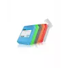 ICY BOX IB-AC602b-6 Custodia in plastica blu, verde, grigio, arancione, rosso, bianco