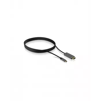 ICY BOX IB-CB020-C Cavo HDMI 1,8 m HDMI Type-A (standard) nero, argento