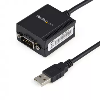 StarTech.com Cavo adattatore da 1 porta FTDI USB a seriale RS232 con mantenimento COM