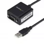 StarTech.com Cavo adattatore da 1 porta FTDI USB a seriale RS232 con mantenimento COM