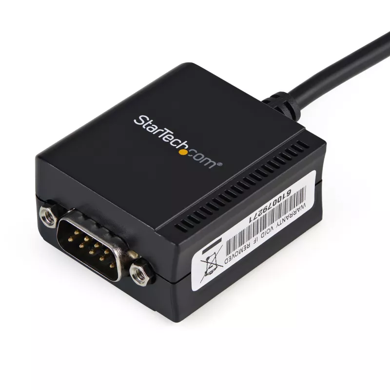 StarTech.com Cavo adattatore da 1 porta FTDI USB a seriale RS232 con mantenimento COM