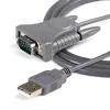 StarTech.com ICUSB232DB25 cavo adattatore da USB 2.0 a seriale RS232, DB9/DB25, grigio