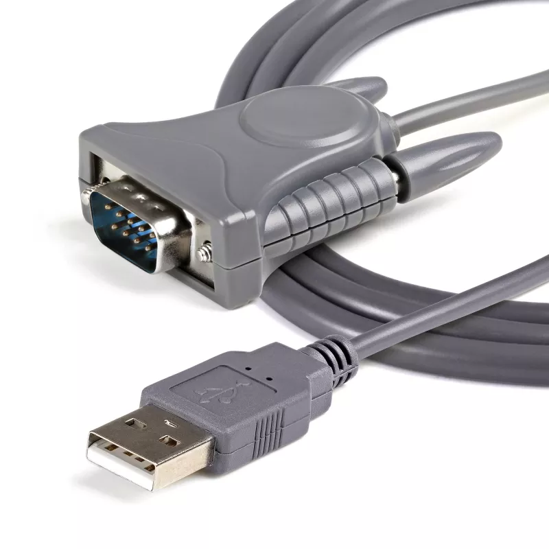 StarTech.com ICUSB232DB25 cavo adattatore da USB 2.0 a seriale RS232, DB9/DB25, grigio