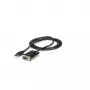 StarTech.com Adattatore da 6ft (1,8m) da 1 porta USB a seriale RS232, cavo adattatore seriale FTDI DB9 DCE, null modem, USB 2.0 - TAA