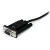 StarTech.com ICUSB232FTN cavo adattatore da USB a seriale null modem RS232 DB9 DCE a 1 porta, FTDI, USB 2.0, nero