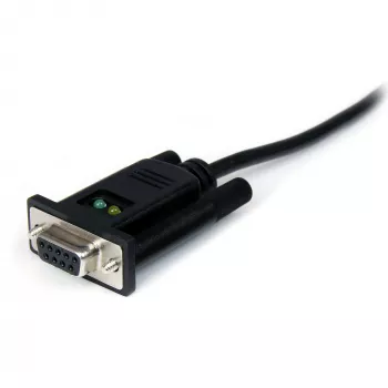 StarTech.com Adattatore da 6ft (1,8m) da 1 porta USB a seriale RS232, cavo adattatore seriale FTDI DB9 DCE, null modem, USB 2.0 - TAA