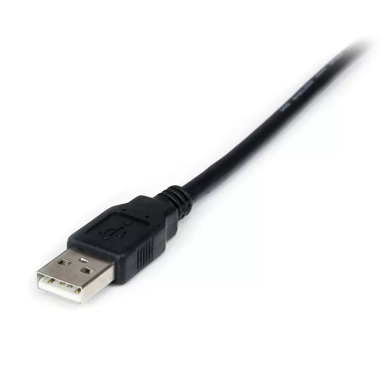 StarTech.com ICUSB232FTN cavo adattatore da USB a seriale null modem RS232 DB9 DCE a 1 porta, FTDI, USB 2.0, nero