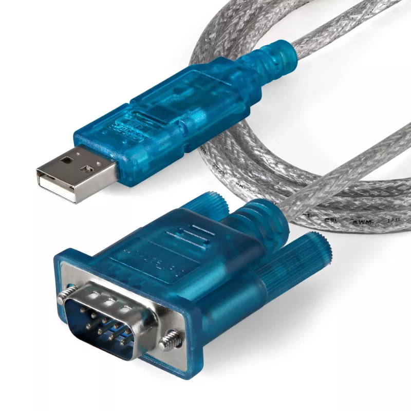 StarTech.com cavo adattatore USB a seriale RS232-DB9 da 3ft (91 cm) 1 porta, cavo adattatore USB a seriale – M/M