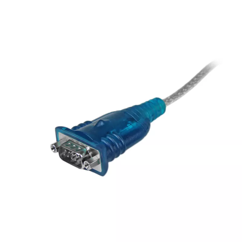 StarTech.com Cavo adattatore da 43 cm (17 pollici) da 1 porta USB a RS232 DB9 seriale, cavo adattatore da USB a seriale - M/M