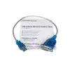 StarTech.com Cavo adattatore da 43 cm (17 pollici) da 1 porta USB a RS232 DB9 seriale, cavo adattatore da USB a seriale - M/M