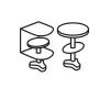 Braccio per monitor Kensington K55512WW Space Saving Single