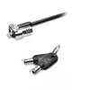 Kensington MICROSAVER 2.0 MK LUCCHETTO PER LAPTOP, chiave, acciaio, nero, argento