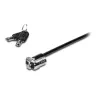 Kensington MICROSAVER 2.0 MK LUCCHETTO PER LAPTOP, chiave, acciaio, nero, argento