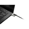 Kensington MICROSAVER 2.0 MK LUCCHETTO PER LAPTOP, chiave, acciaio, nero, argento