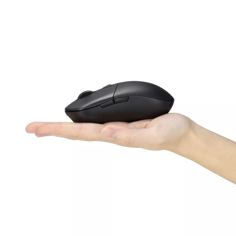Kensington MY430 EQ mouse ricaricabile, ambidestro, ottico, RF wireless + Bluetooth, 2400 DPI, nero