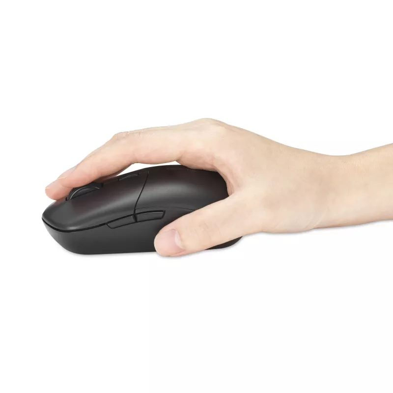 Kensington MY430 EQ mouse ricaricabile, ambidestro, ottico, RF wireless + Bluetooth, 2400 DPI, nero