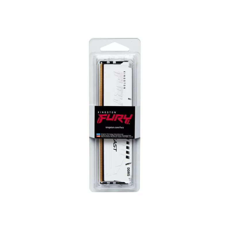 Kingston Technology FURY Beast 32GB 5600MT/s DDR5 CL36 DIMM bianco EXPO