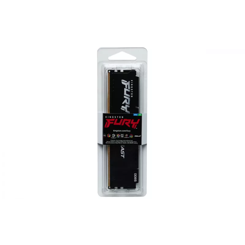 Kingston Technology FURY Beast 32 GB 6000 MT/s DDR5 CL36 DIMM nero