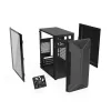 Case PC KRUX Astro Cube nero — chassis Cube, supporta Micro ATX/Mini-ITX, 1 alloggiamento 3,5 inch + 2 da 2,5 inch, finestra laterale, alimentatore max 28 cm, altezza massima dissipatore 136 mm