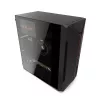 Case PC KRUX Astro Cube nero — chassis Cube, supporta Micro ATX/Mini-ITX, 1 alloggiamento 3,5 inch + 2 da 2,5 inch, finestra laterale, alimentatore max 28 cm, altezza massima dissipatore 136 mm