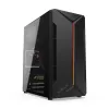 Case PC KRUX Astro Cube nero — chassis Cube, supporta Micro ATX/Mini-ITX, 1 alloggiamento 3,5 inch + 2 da 2,5 inch, finestra laterale, alimentatore max 28 cm, altezza massima dissipatore 136 mm