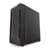 Case PC KRUX Astro Cube nero — chassis Cube, supporta Micro ATX/Mini-ITX, 1 alloggiamento 3,5 inch + 2 da 2,5 inch, finestra laterale, alimentatore max 28 cm, altezza massima dissipatore 136 mm
